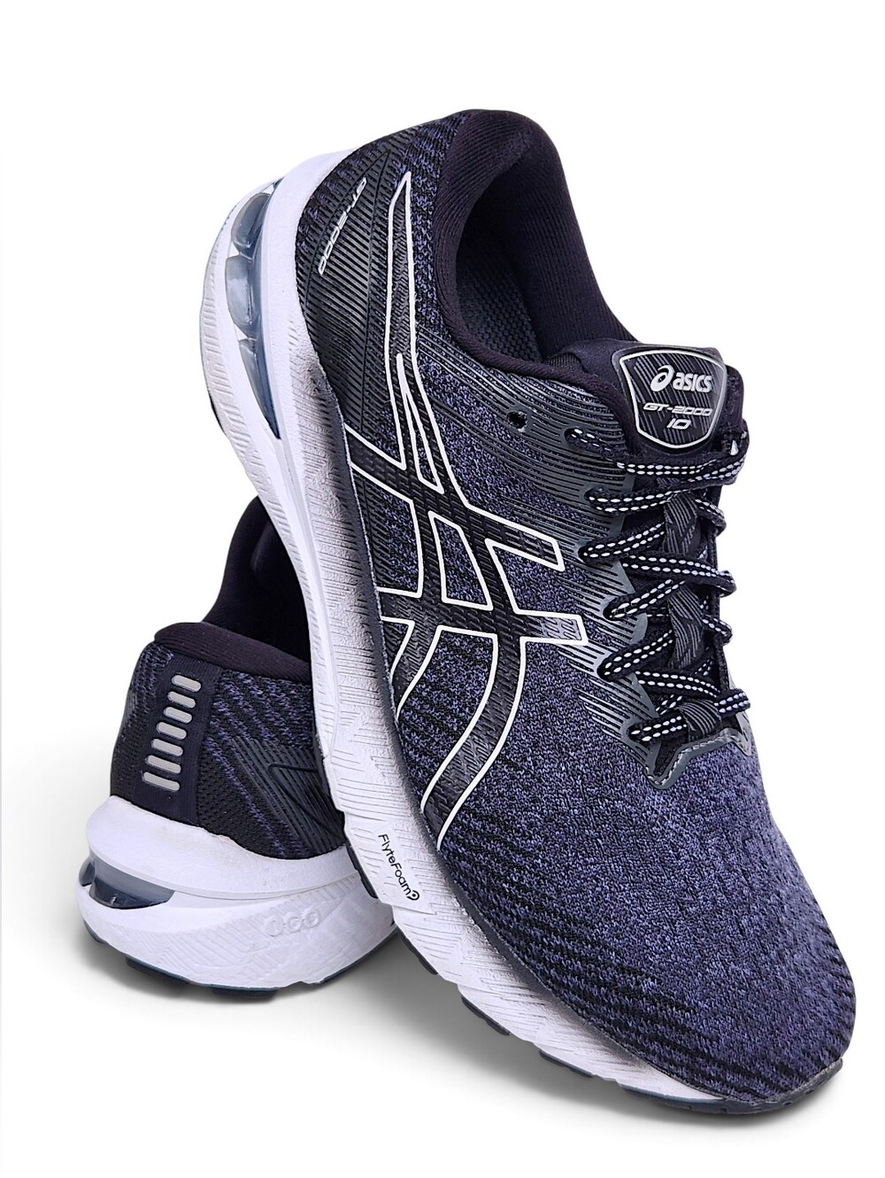 ASICS Womens Size 9 GT-2000 10 Black Gray Gel Athletic Running Shoes Sneakers